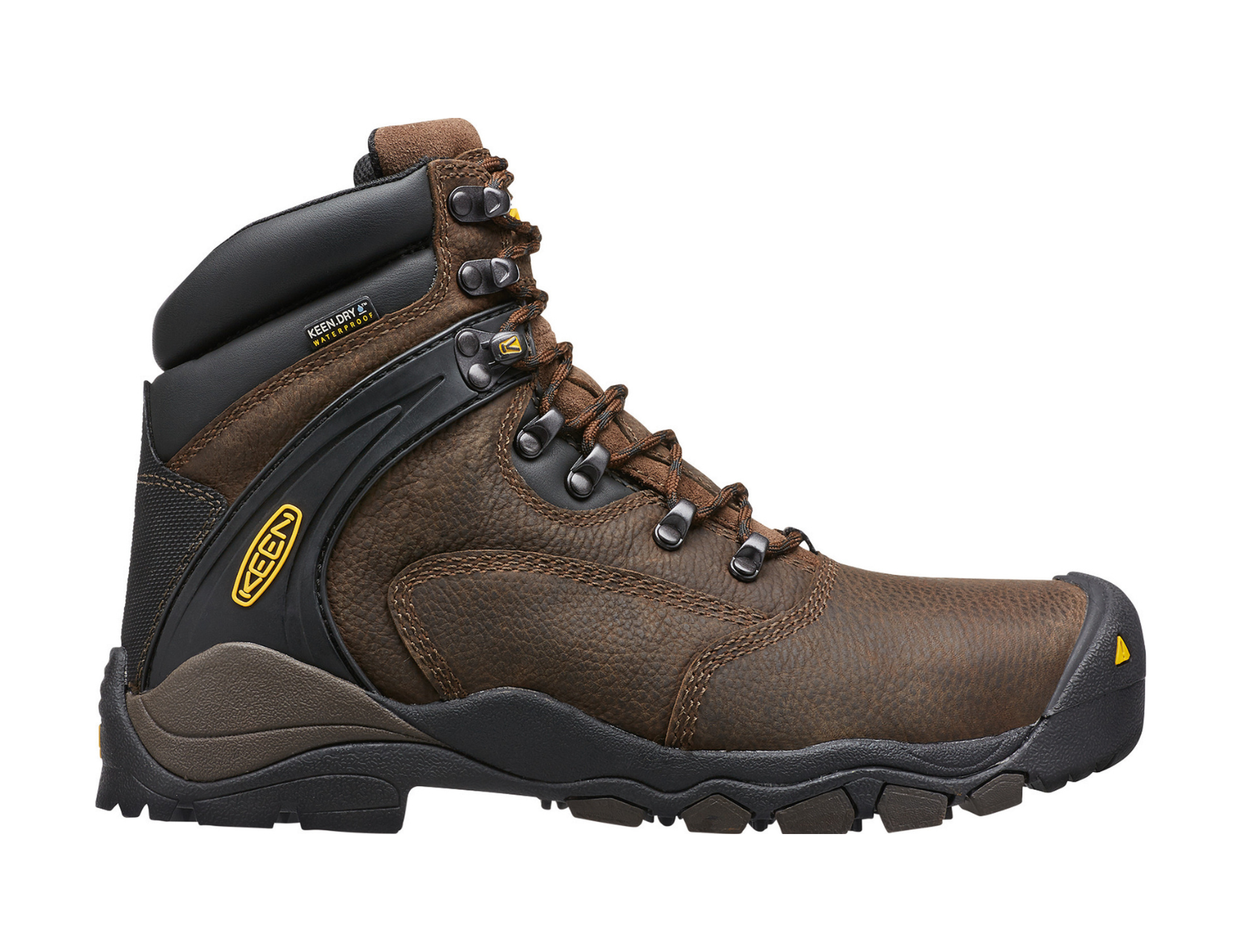 KEEN® Men's Louisville 6" Waterproof Boot (Steel Toe) Cascade Brown